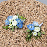 Matching Wrist Corsage & Boutonnière