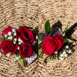 Matching Wrist Corsage & Boutonnière
